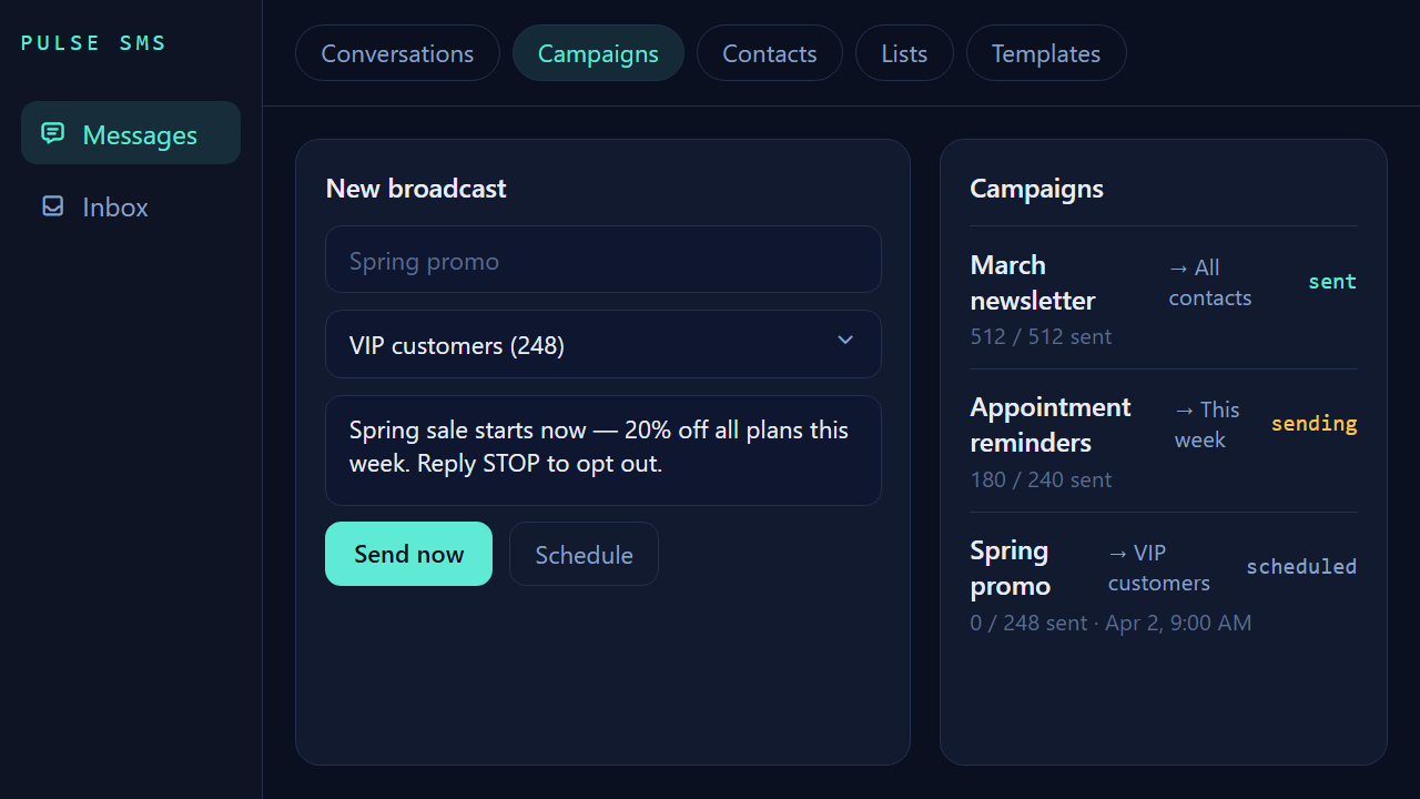 Pulse product screenshot