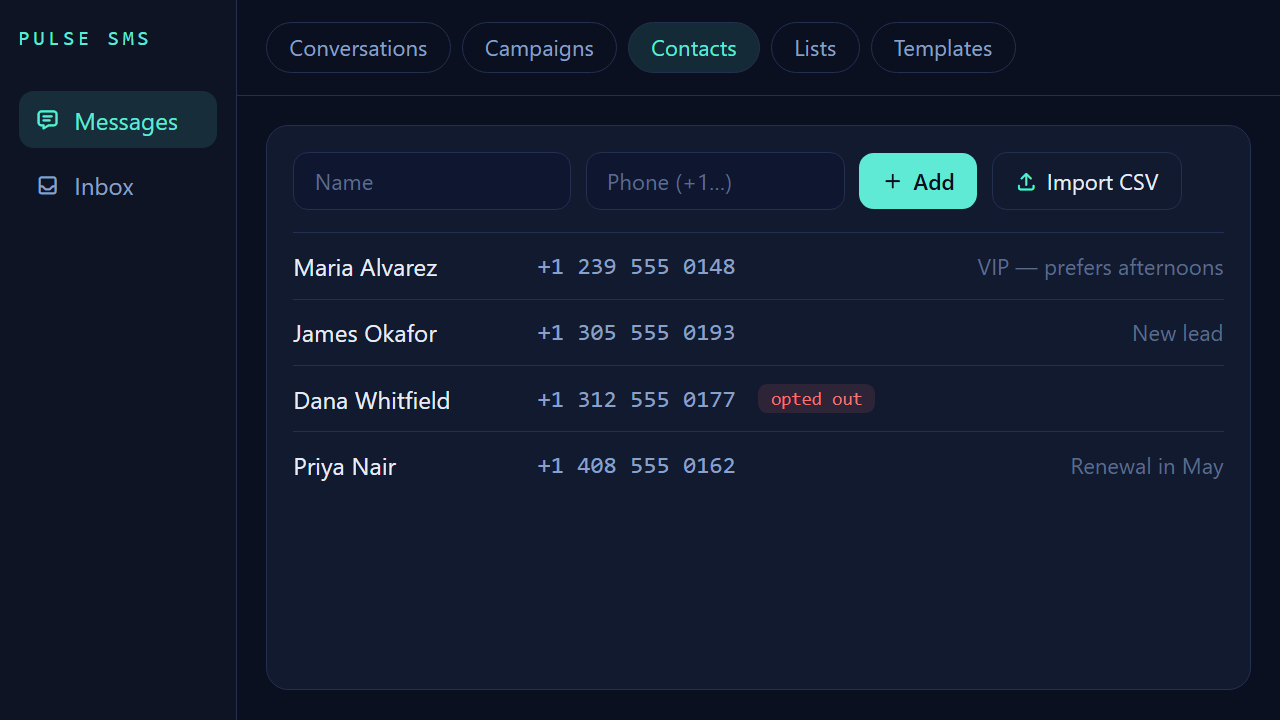 Pulse product screenshot