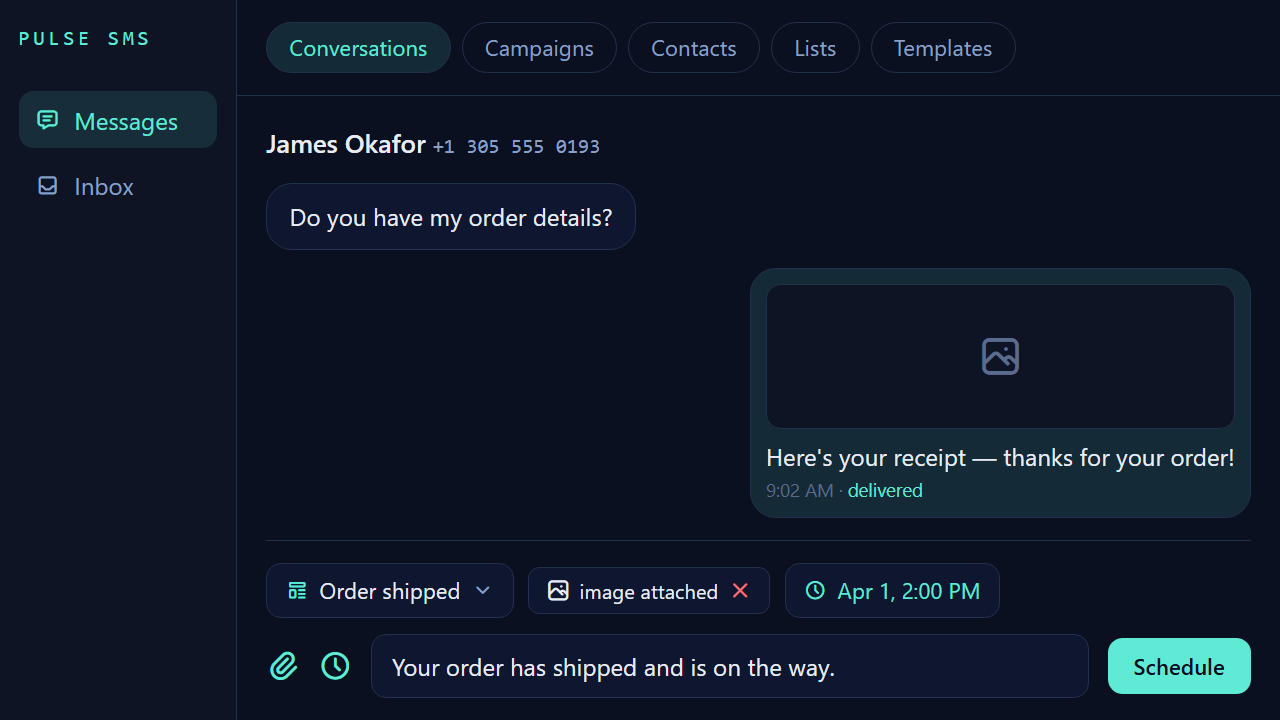 Pulse product screenshot