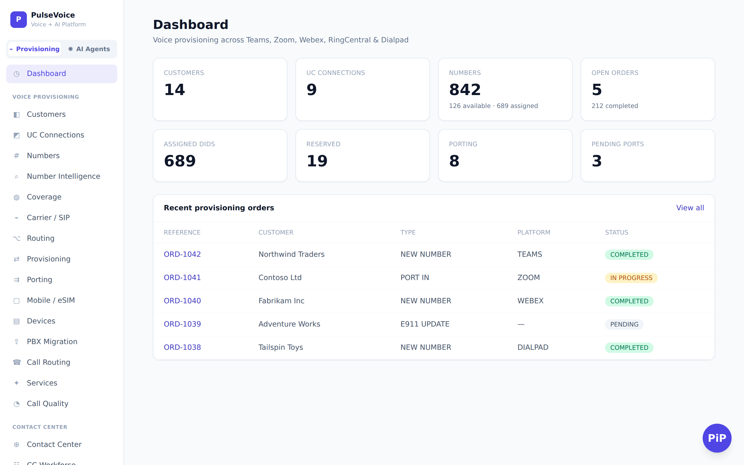 Pulse product screenshot